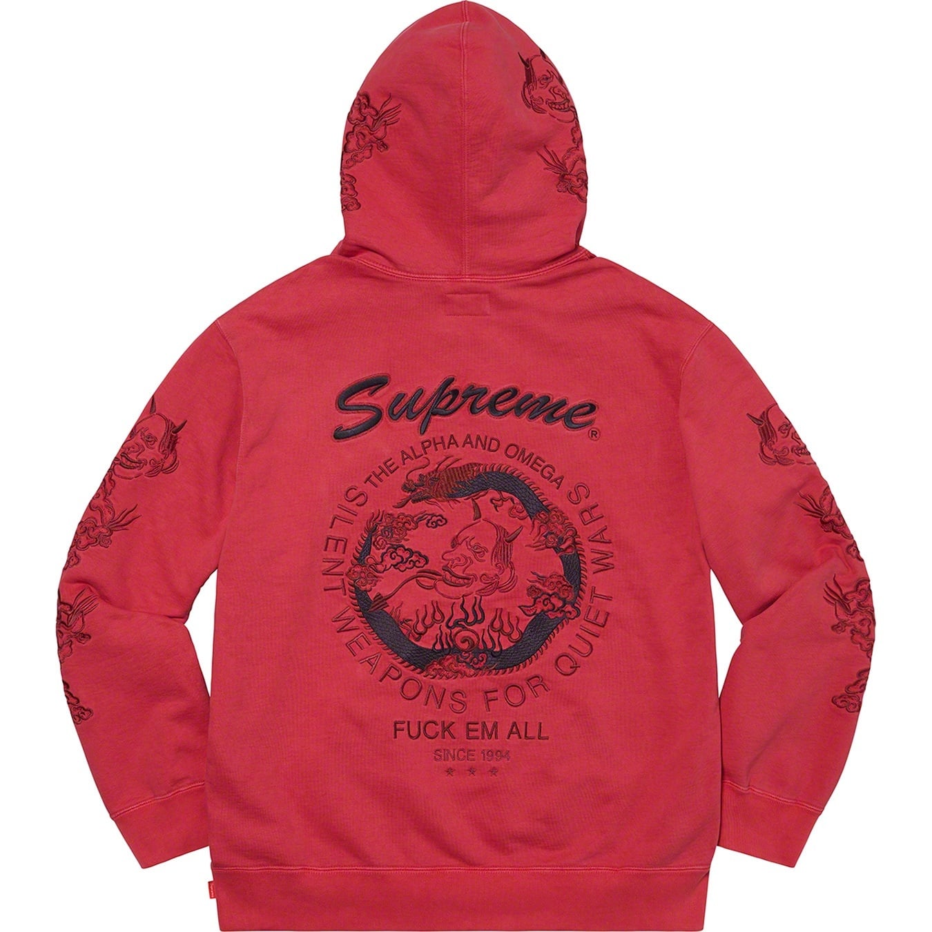 Dragon Overdyed Hooded Sweatshirt view 13